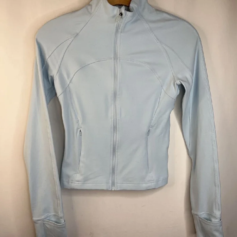 Size 7-8: Lulu Lemon Light Blue Zip-Up Coat Minimalist Men's Casual 