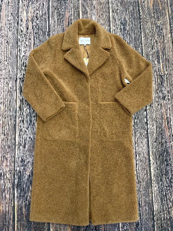 Coat Designer By Rebecca Minkoff In Tan, Size: S Unique Men's Patch