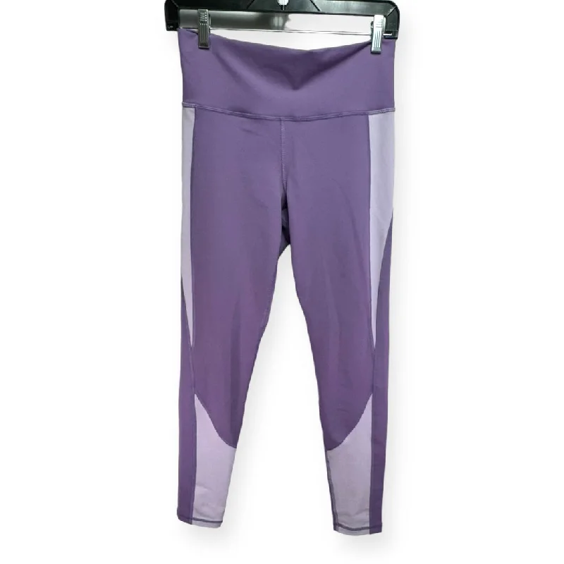 Purple Athletic Leggings Under Armour, Size M Laid