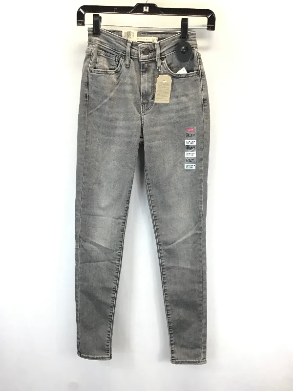 Jeans Skinny By Levis In Grey, Size: 2 Rugged Men's Outdoor 