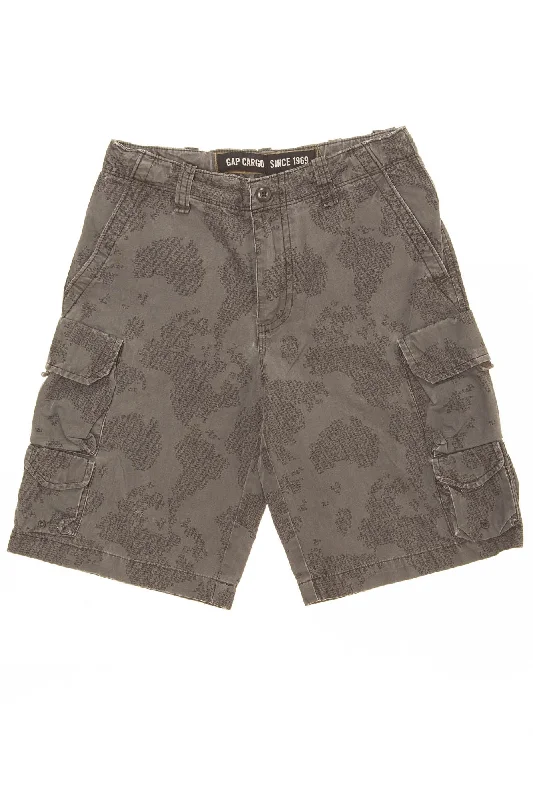 Gap Cargo - Gray and Black Cargo Shorts - 8 Monochromatic Office Style