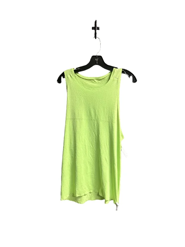 Athletic Tank Top By Lululemon In Green, Size: Xl Lumberjack