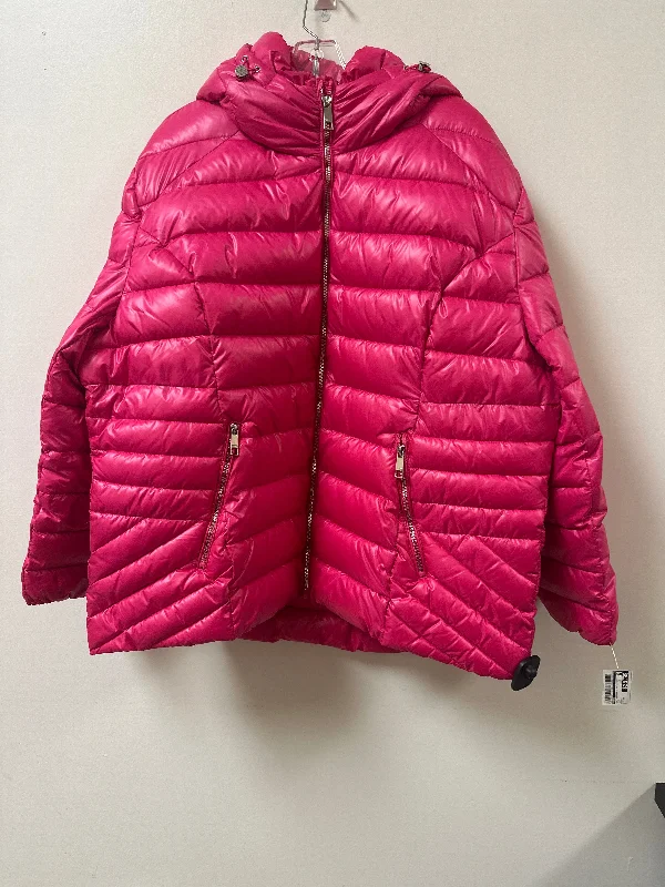 Coat Puffer & Quilted By Guess In Pink, Size: 3x Cozy Men's Winter