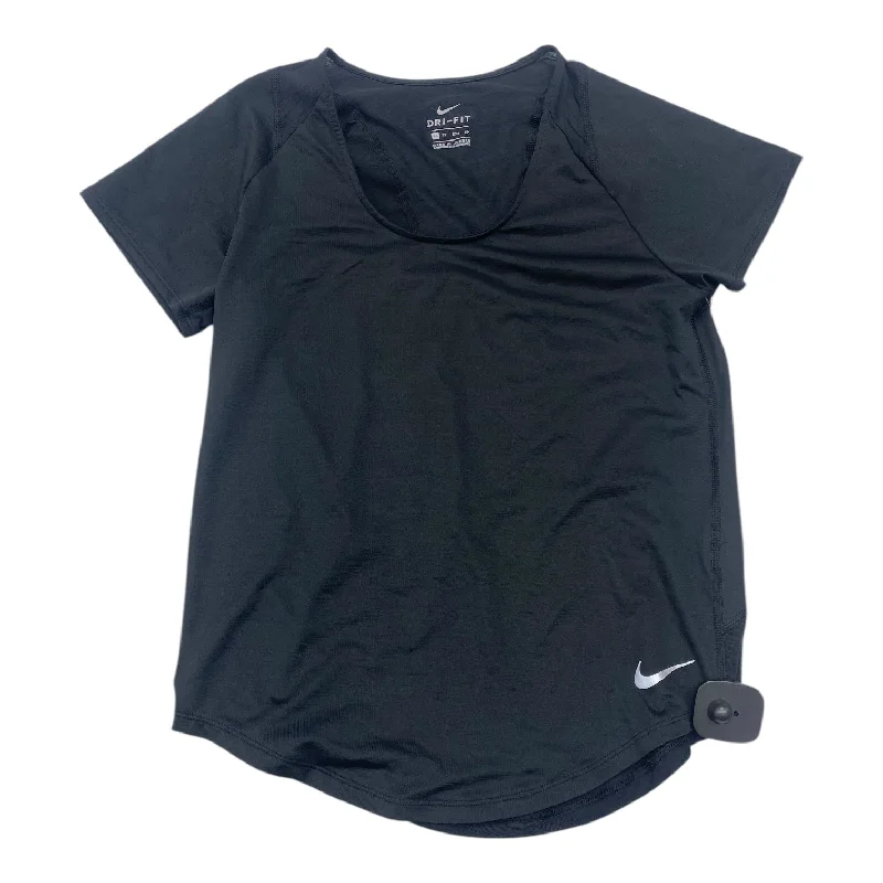 Athletic Top Ss By Nike In Black, Size:Xs Minimalist Men's Casual 