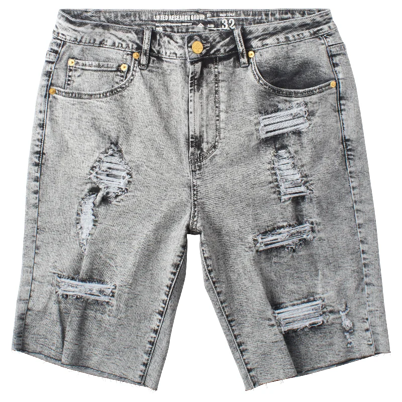 REAPER JEAN SHORTS - GREY Bold Men's Animal