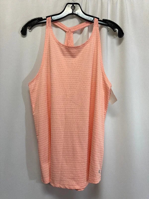 Athletic Tank Top By Apana In Peach, Size: M Lumberjack