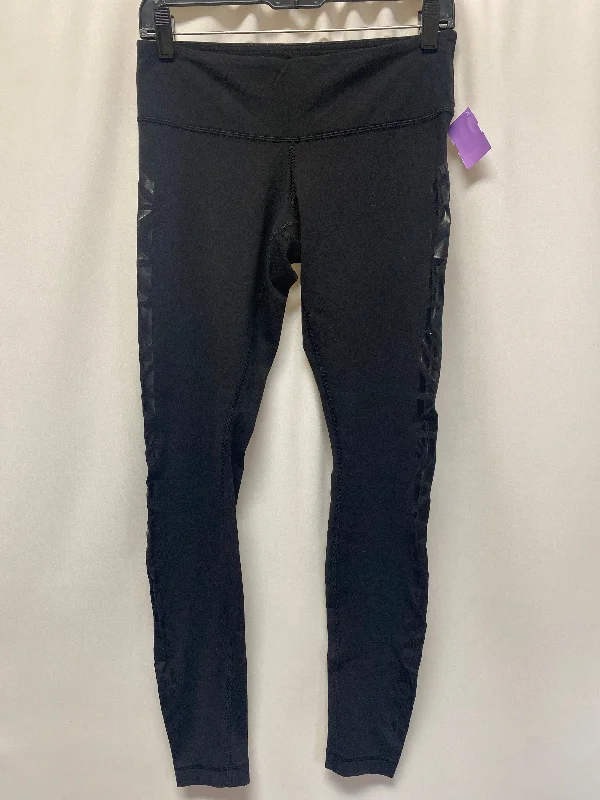 Black Athletic Leggings Lululemon, Size 8 Dynamic Men's Glow