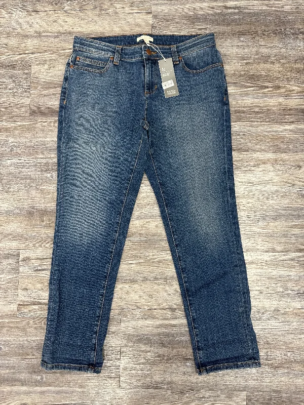 Jeans Straight By Eileen Fisher In Blue Denim, Size: 8p Youthful Men's Anime