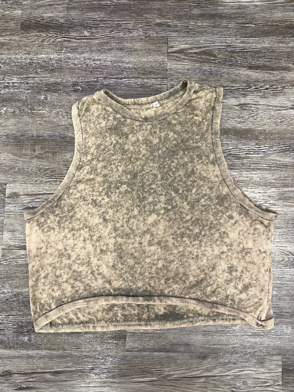 Athletic Tank Top By Free People In Brown, Size: L Refined Men's Velvet