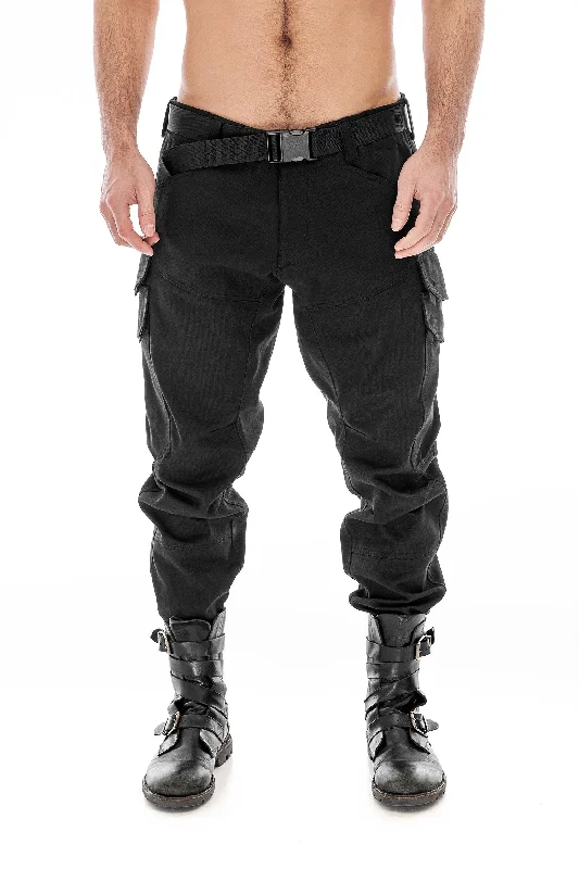 Cargo drop crotch harem pants Dynamic Men's High