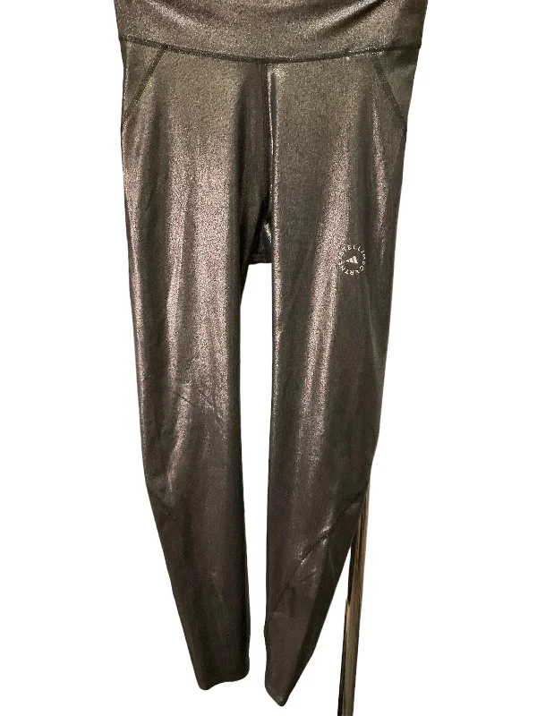 Metallic Athletic Leggings Stella Mccartney, Size 10 Hip Men's Retro