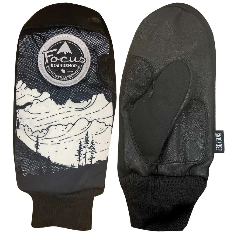 Focus Boardshop ESC Mitten - Mountain Print Youthful Men's Pop