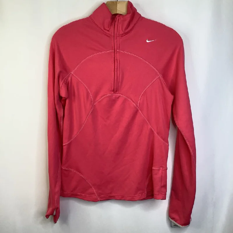 Size 8-10: Nike Bright Pink Zip-Up Athletic Coat Stylish Men's Neon