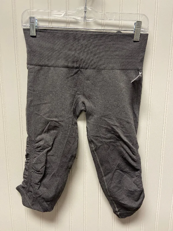 Grey Athletic Leggings Capris Lululemon, Size M Traditional Men's Country