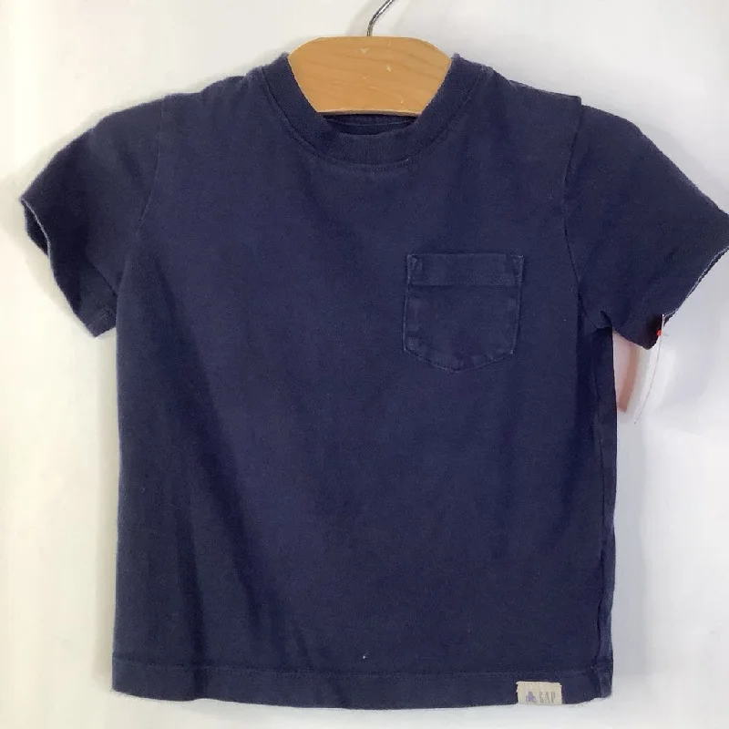 Size 2: Gap Navy Blue T-Shirt Refined Men's Velvet