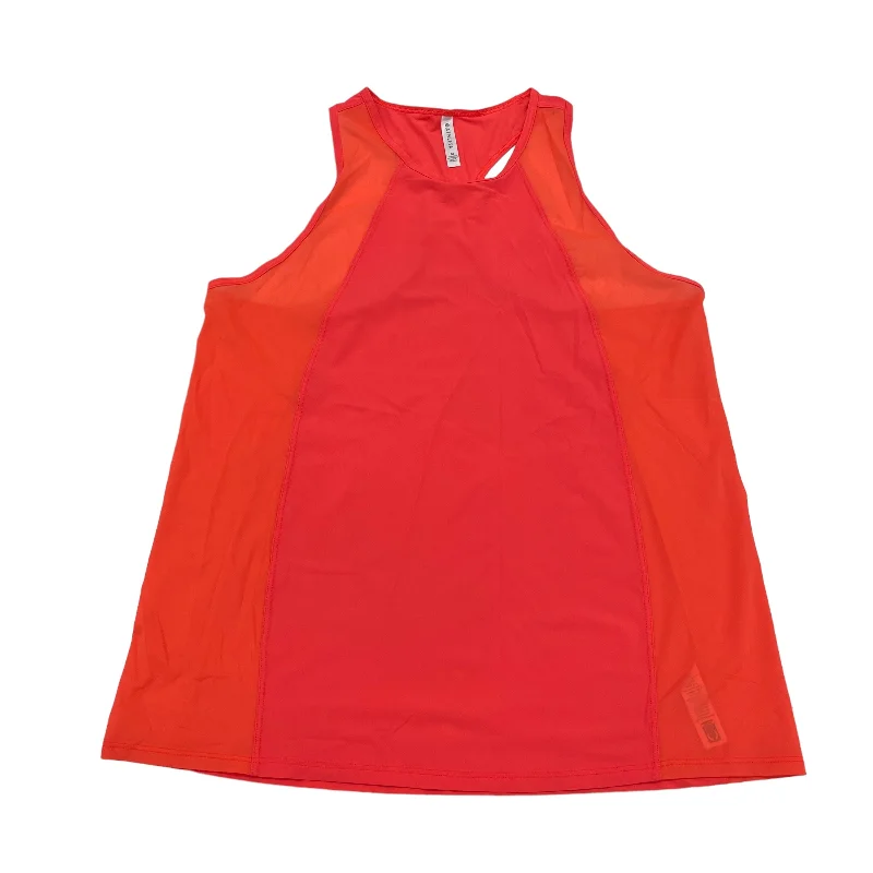 ORANGE ATHLETIC TANK TOP by ATHLETA Size:M Dynamic Men's Glow