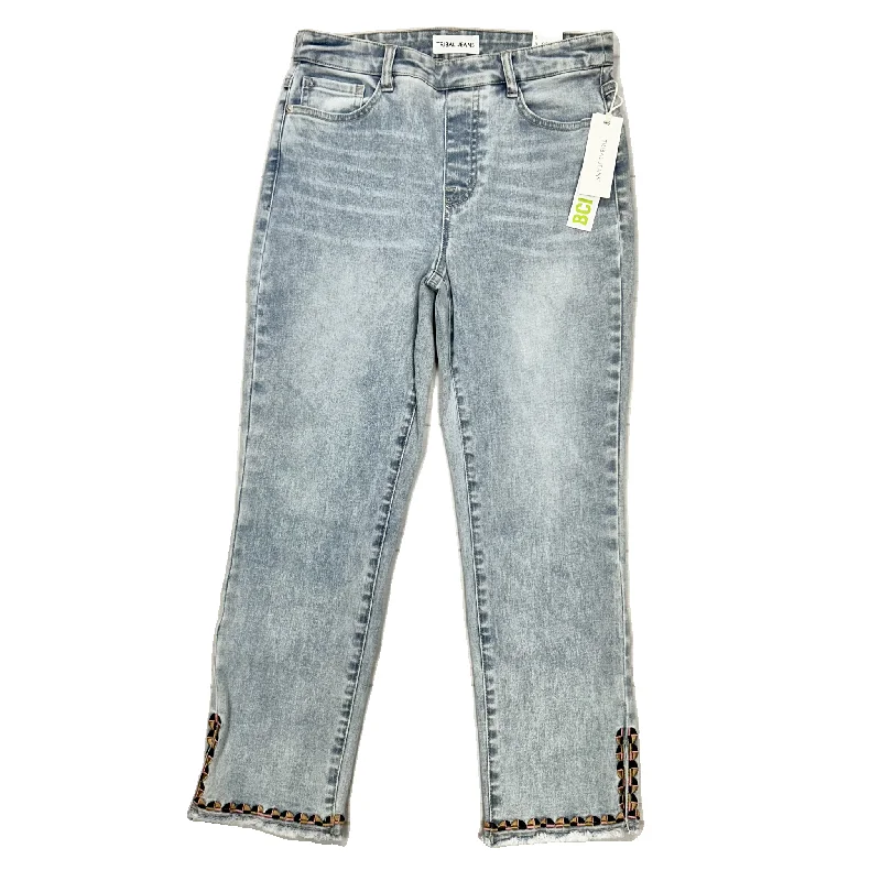 Jeans Straight By Tribal In Blue Denim, Size: 6 Dynamic Men's Moto