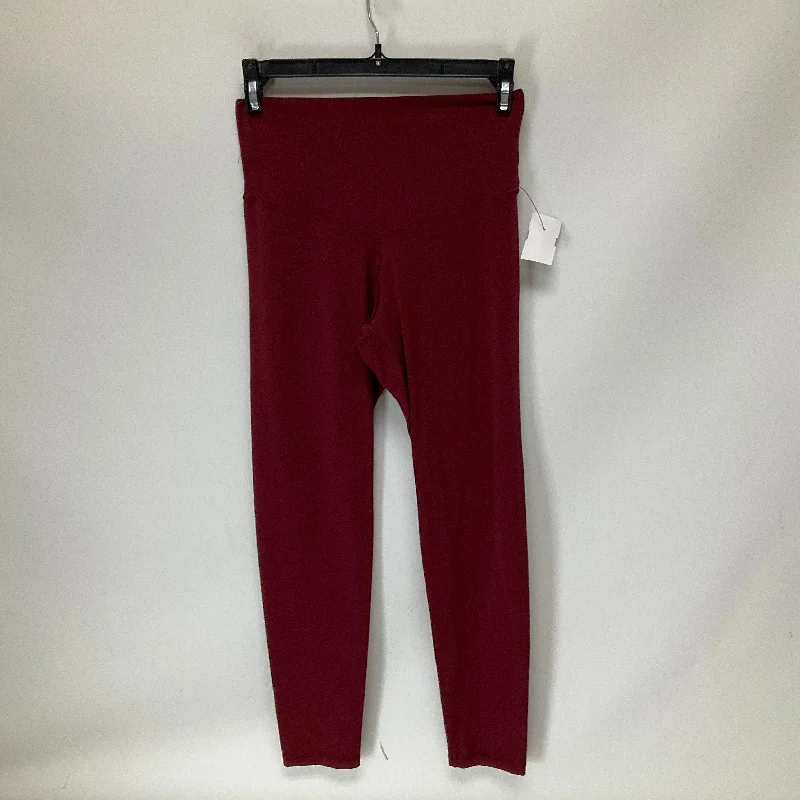 Red Athletic Leggings Aerie, Size M Elegant Men's Cashmere