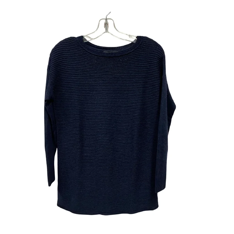 Sweater By Tahari By Arthur Levine In Blue, Size:M Earthy Men's Hemp