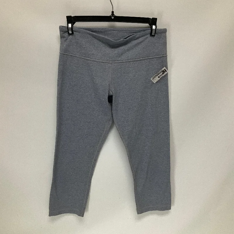 Grey Athletic Leggings Capris Lululemon, Size 8 Modern Men's Tech