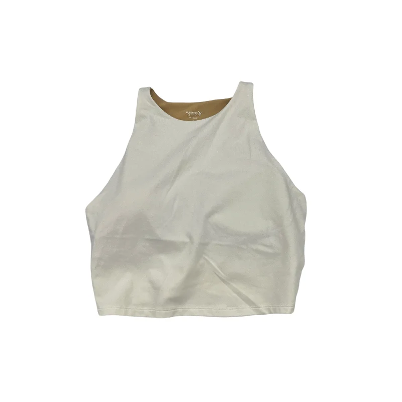 WHITE ATHLETIC TANK TOP by OLD NAVY Size:L Modern Men's Tech