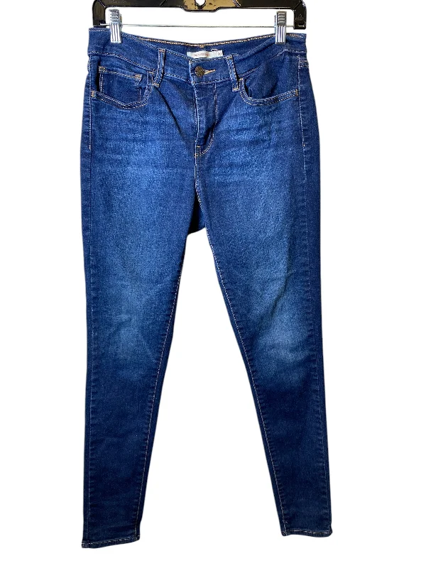 Jeans Skinny By Levis In Blue Denim, Size: 30 Trendy Men's Bucket