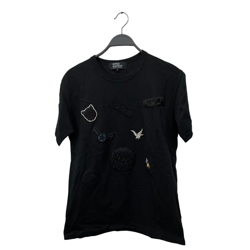 COMME des GARCONS/T-Shirt/L/Black/Cotton/OS-T012 Youthful Men's Pop