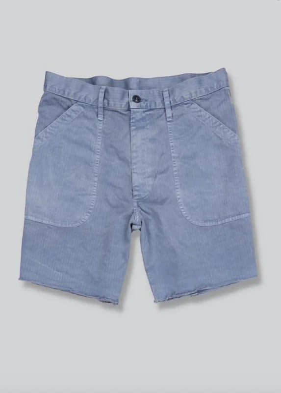 Men's Herringbone Naval Short In Air Force Practical Men's Quick