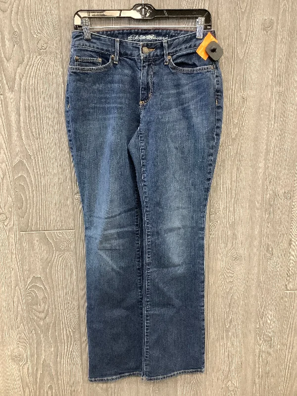 Jeans Boot Cut By Eddie Bauer In Blue, Size: 4 Earthy Men's Sustainable 