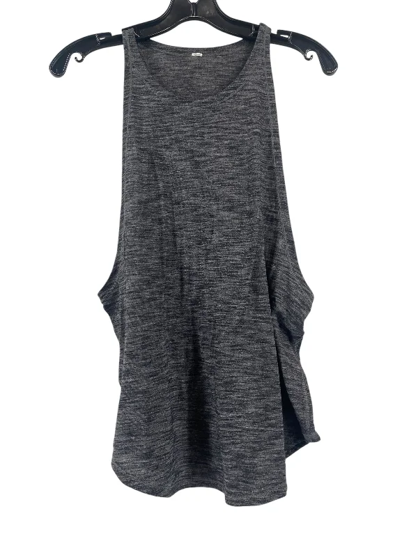 Athletic Tank Top By Lululemon In Grey, Size: Xl Elegant Men's Cashmere