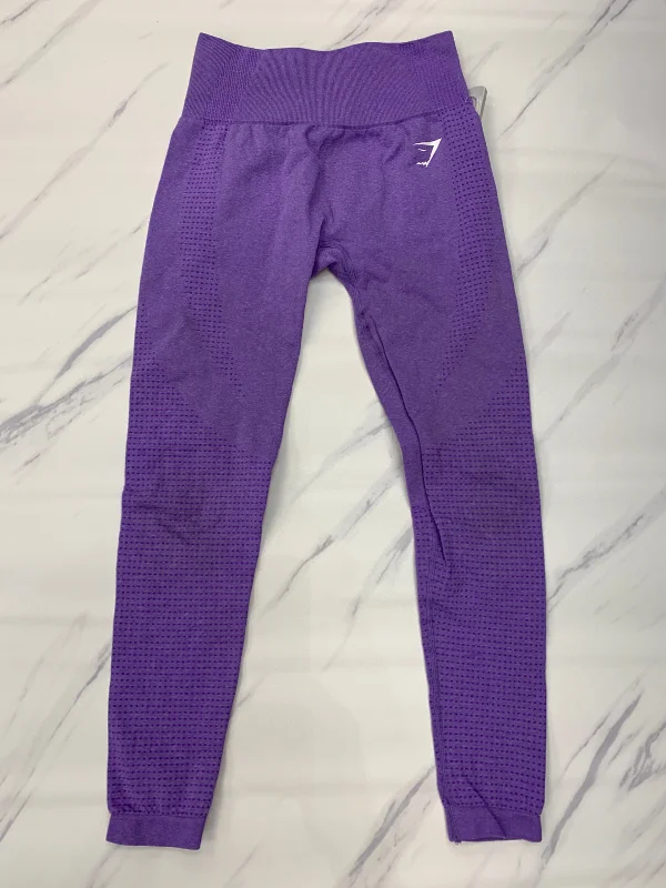 Purple Athletic Leggings Gym Shark, Size 6 Artistic Men's Avant