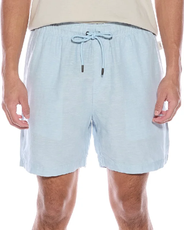 Onia Air Linen-Blend Pull-On Short Youthful Men's Pop