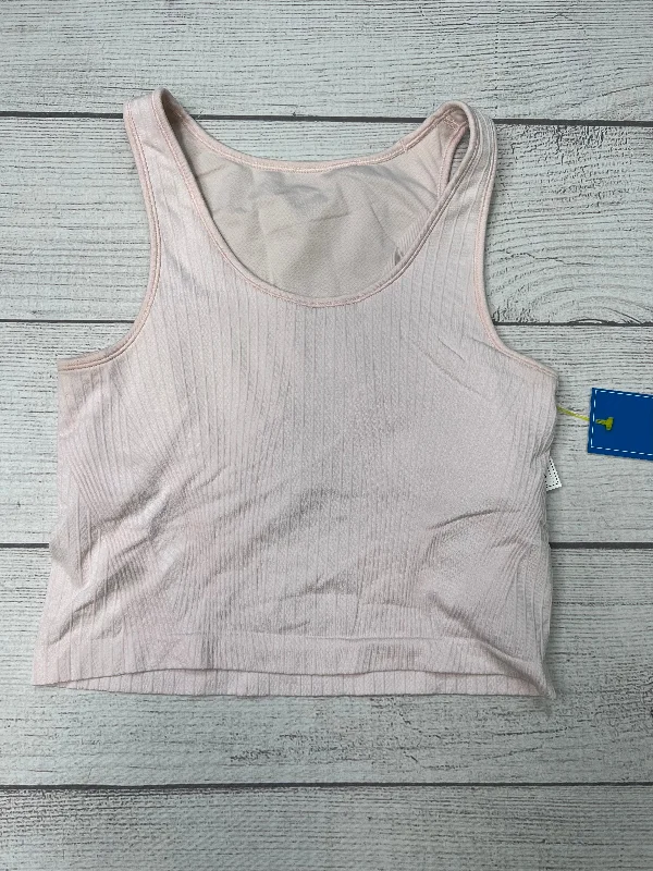 Athletic Tank Top By Lululemon In Pink, Size: 10 Athletic Men's Compression