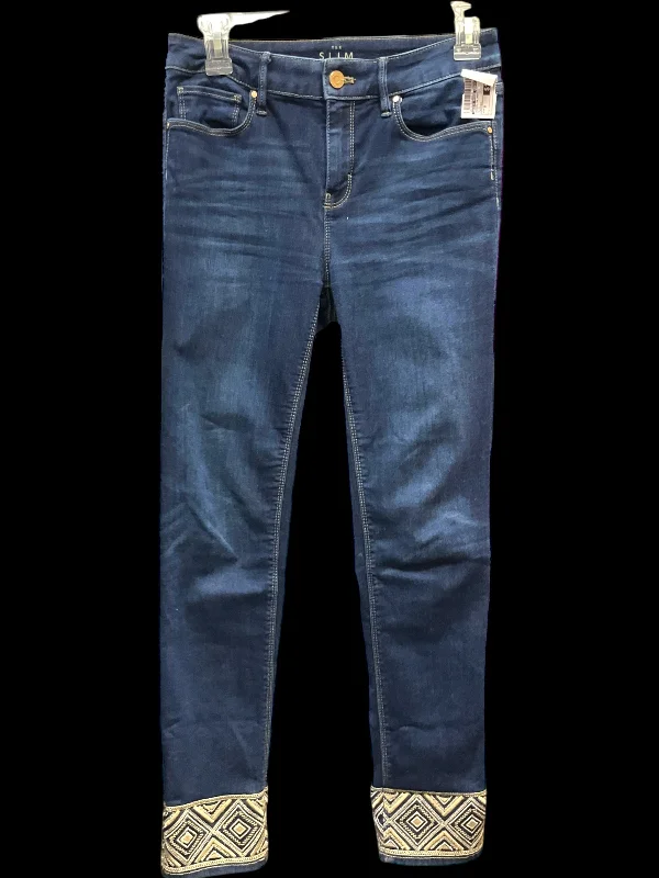 Jeans Skinny By White House Black Market In Blue, Size: 0 Lumberjack