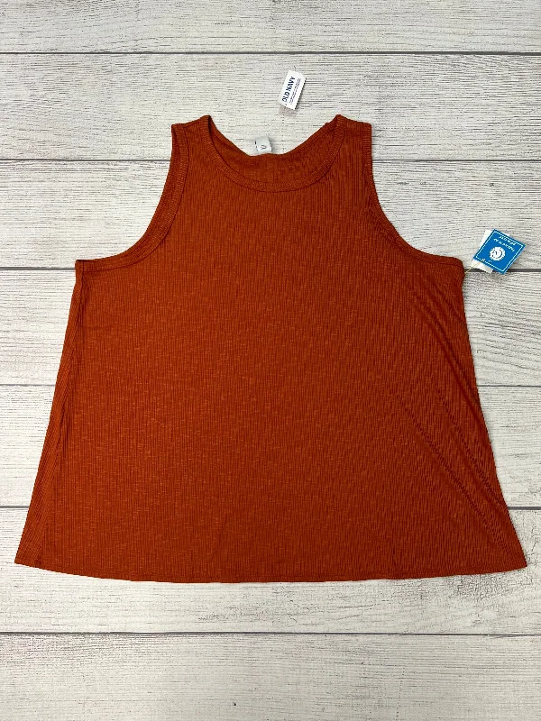 Athletic Tank Top By Old Navy In Orange, Size: Xl Unique Men's Patch