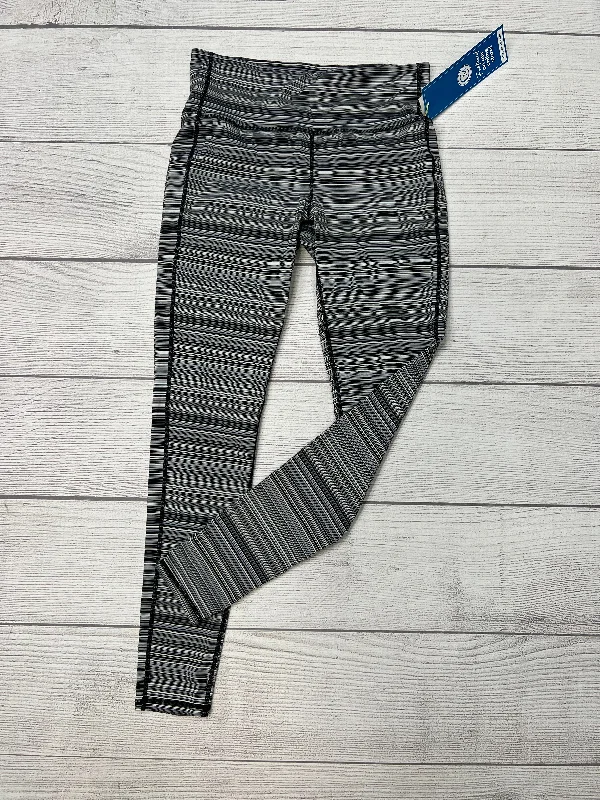 Black White Athletic Leggings Athleta, Size M Modern Men's Tech