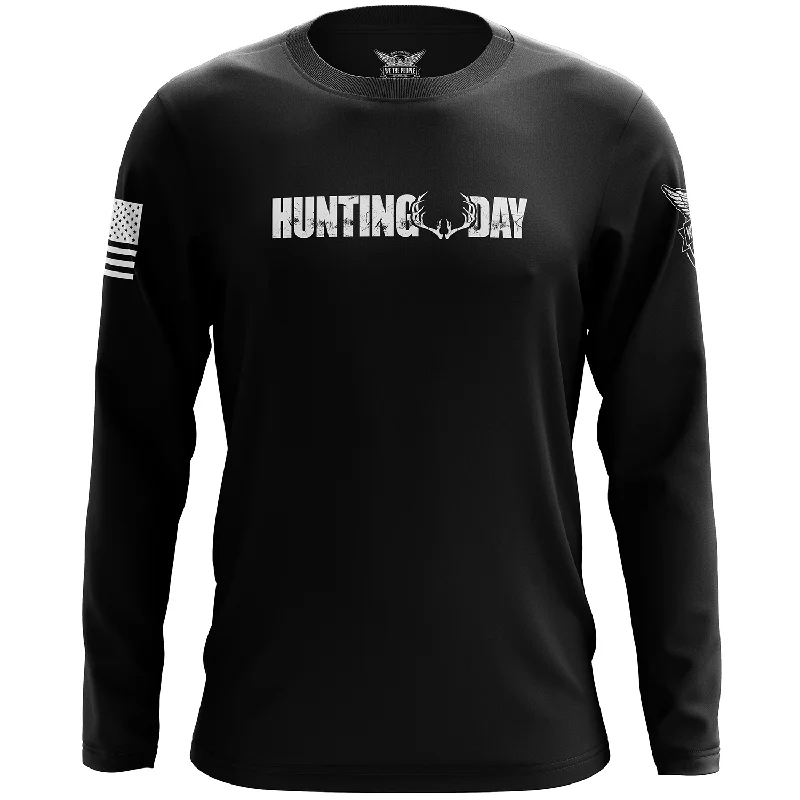 Hunting Day Long Sleeve Shirt Modern Men's Geometric