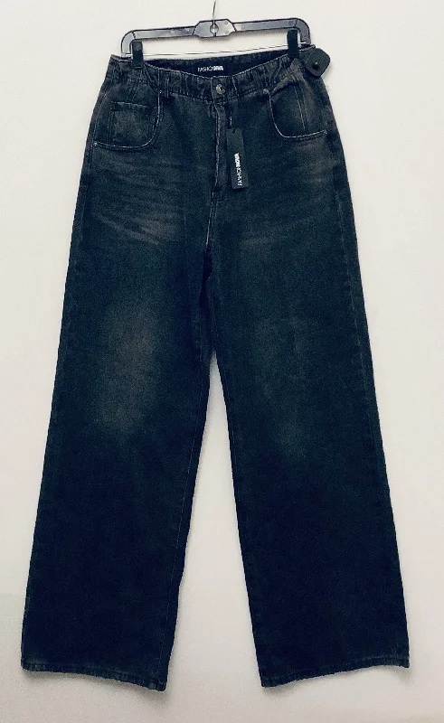 Jeans Straight By Fashion Nova In Black Denim, Size: 10 Tough Men's Military