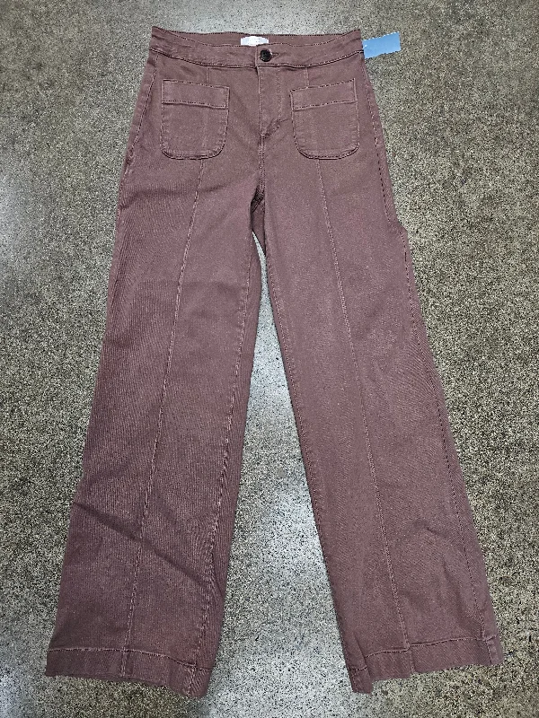 Jeans Flared By Lc Lauren Conrad In Brown, Size:6 Earthy Men's Sustainable 