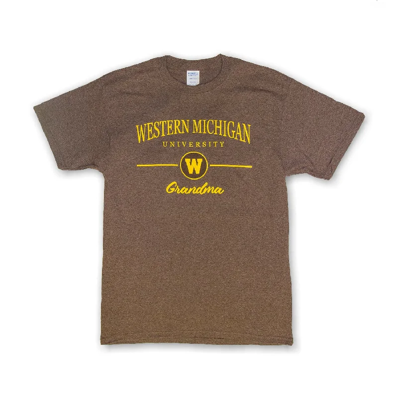 Western Michigan Grandma Tee Unique Men's Upcycled