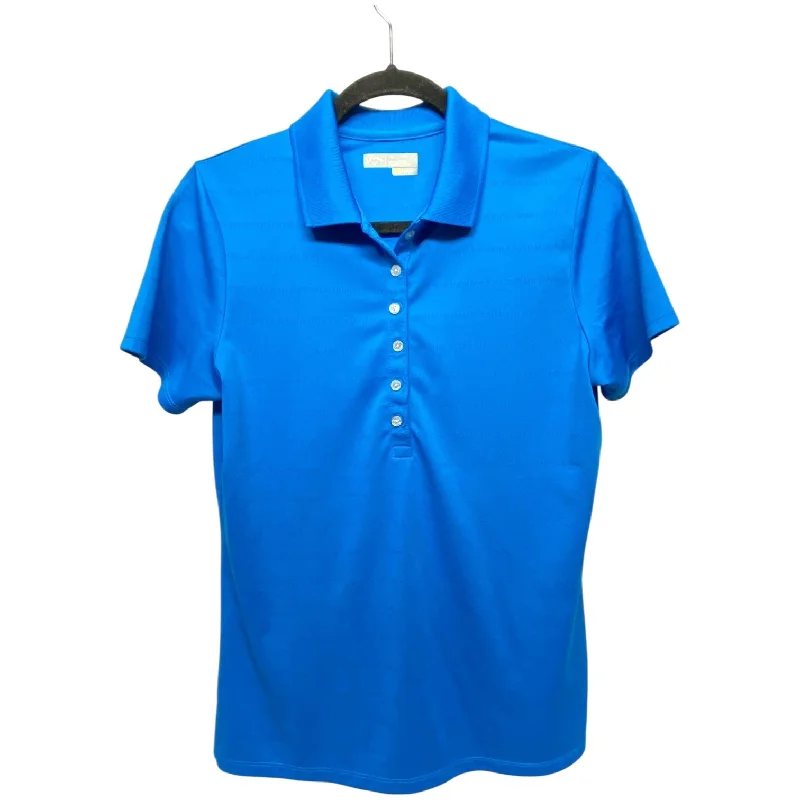 Athletic Top Short Sleeve By Callaway In Blue, Size: M Tailored