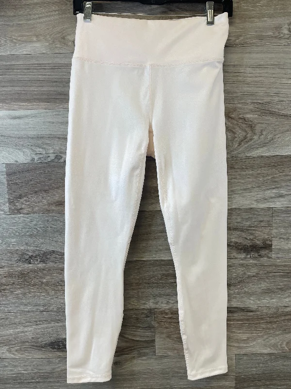 Cream Athletic Leggings Fabletics, Size M Sporty Men's Tennis