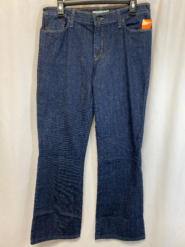 Jeans Boot Cut By Liz Claiborne In Blue Denim, Size: 12 Business