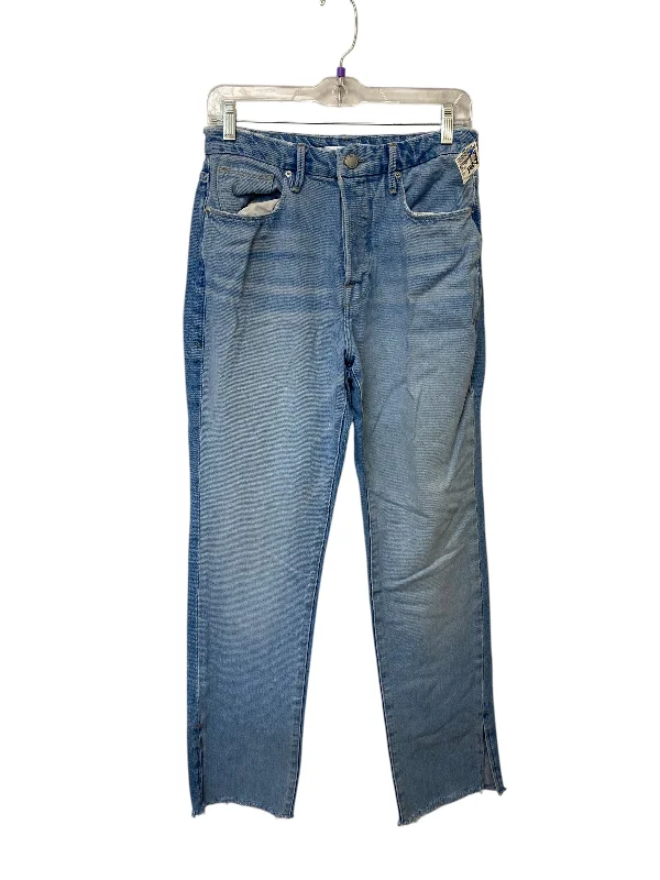 Jeans Straight By Good American In Blue Denim, Size: 6 Rugged Men's Outdoor 