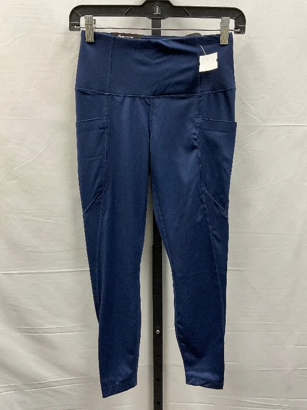 Blue Athletic Leggings Members Mark, Size S Sporty Men's Athleisure 