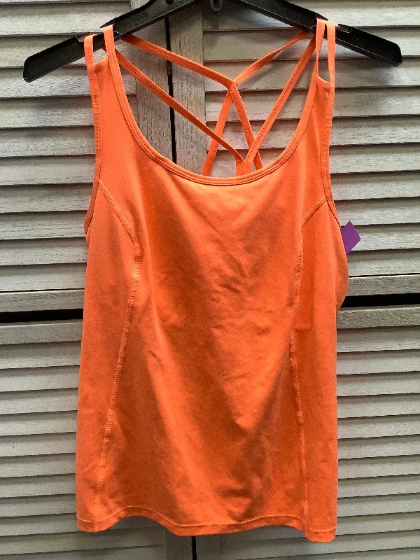 Athletic Tank Top By Xersion In Orange, Size: M Polished Men's Satin