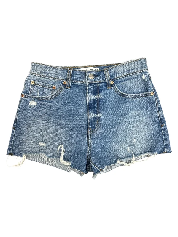 Shorts By Daze In Blue Denim, Size: 4 Adventure