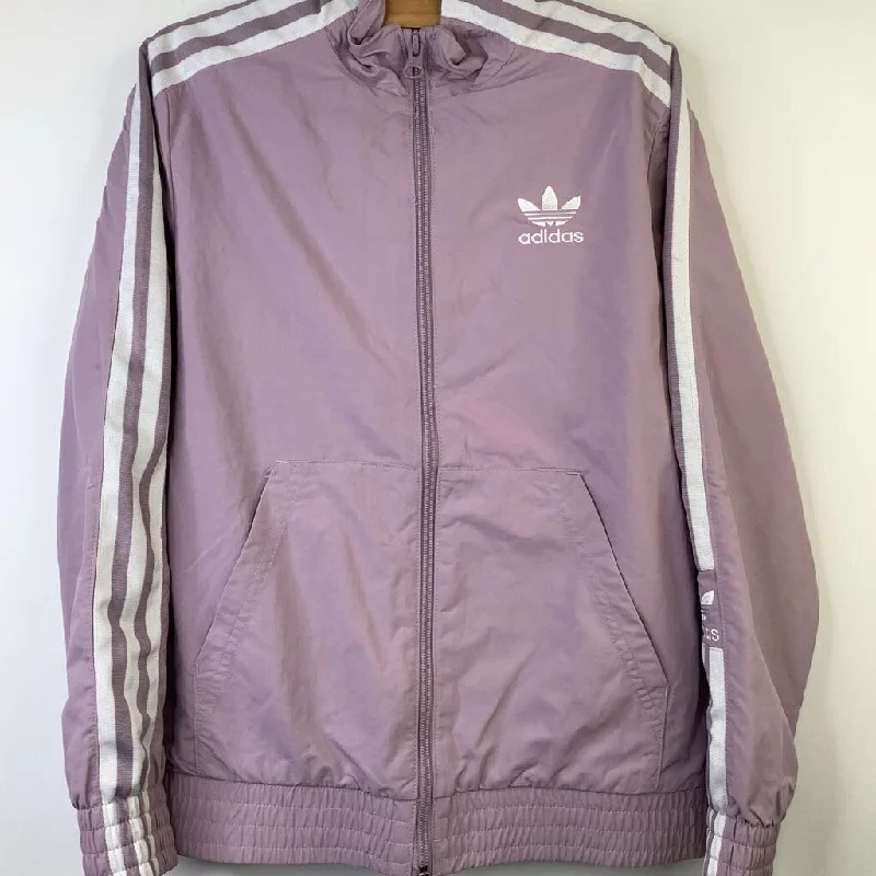 Size 5: Adidas Light Purple Zip-Up Jacket Cozy Men's Sherpa