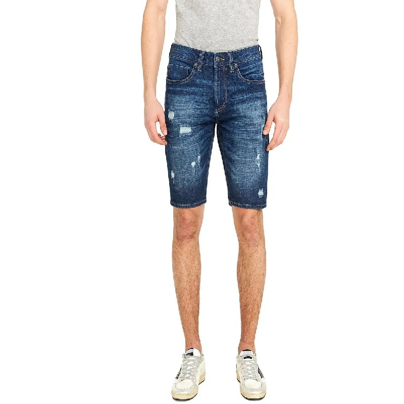 Parker Mens Mid-Rise Distressed Denim Shorts Practical Men's Multi