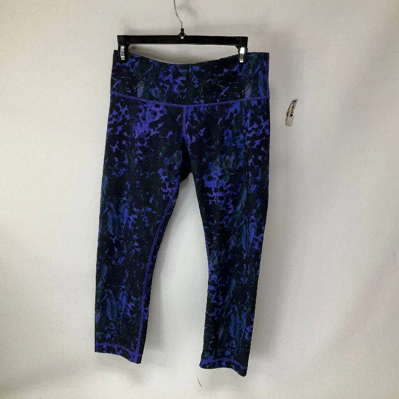 Blue Athletic Leggings Lululemon, Size 8 Cclassic Men's Tweed